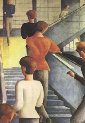 Oskar Schlemmer rBauhaus Stairway (mk09) oil painting image